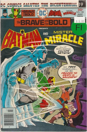 Brave and the Bold # 128, 6.0 FN