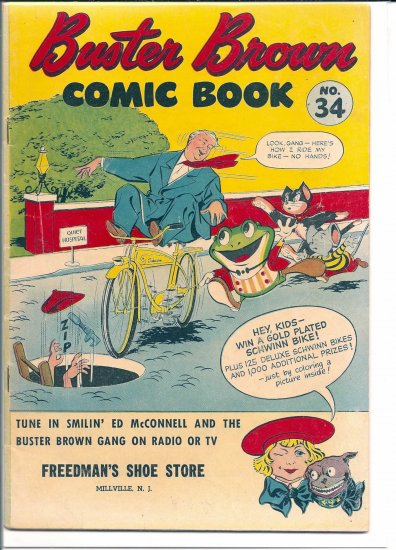 BUSTER BROWN COMIC BOOK # 34, 4.5 VG +