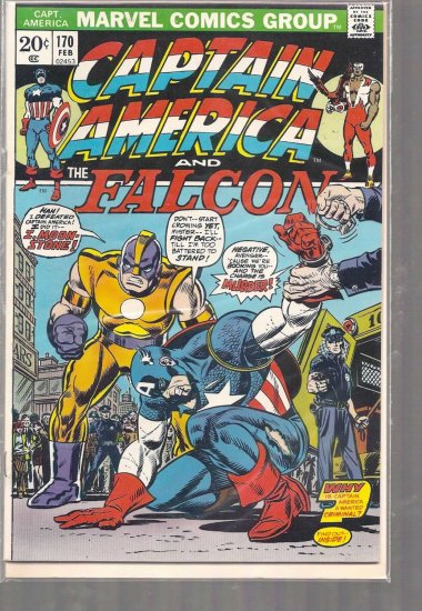 CAPTAIN AMERICA # 170, 7.5 VF -