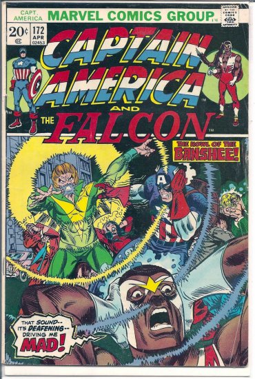 CAPTAIN AMERICA # 172, 3.5 VG -