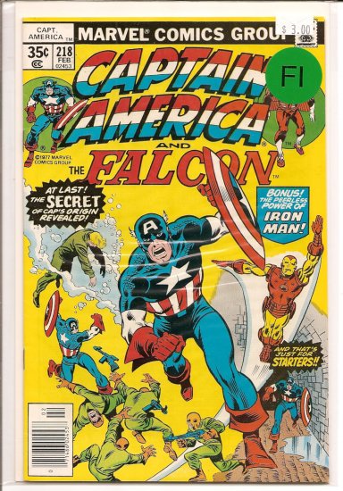 Captain America # 218, 6.0 FN