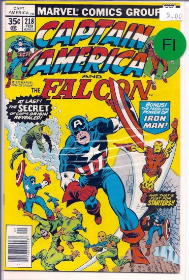 Captain America # 218, 6.0 FN
