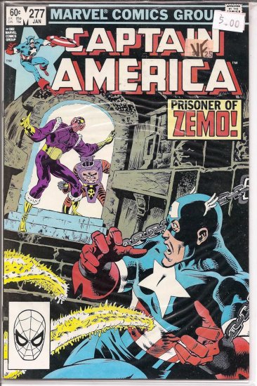 Captain America # 277, 8.0 VF