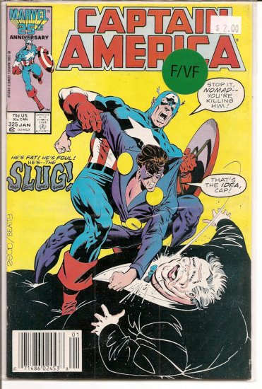 Captain America # 325, 7.0 FN/VF