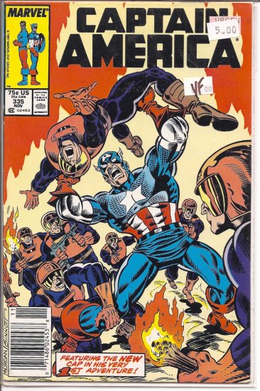 Captain America # 335, 8.0 VF