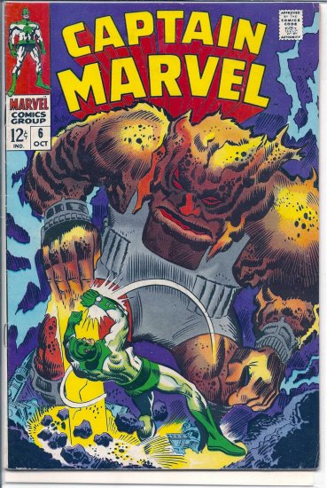 Captain Marvel # 6, 5.5 FN -