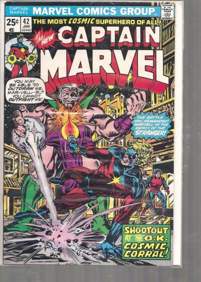 CAPTAIN MARVEL # 42, 5.0 VG/FN