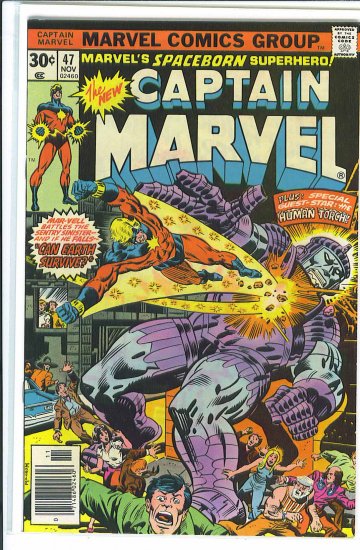 Captain Marvel # 47, 6.5 FN +