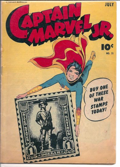 CAPTAIN MARVEL JR. # 21, 4.0 VG