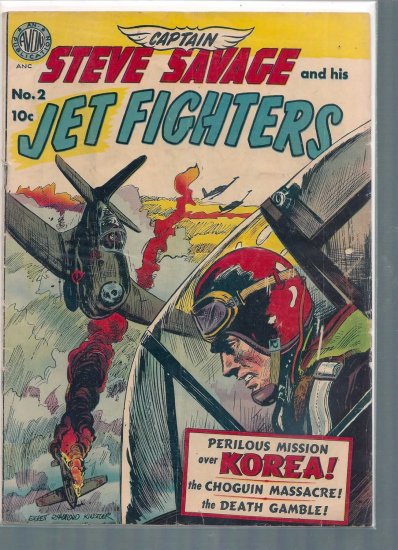 CAPTAIN STEVE SAVAGE AND HIS JET FIGHTERS # 2, 3.0 GD/VG