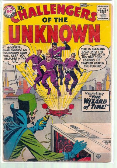CHALLENGERS OF THE UNKNOWN # 4, 2.5 GD +