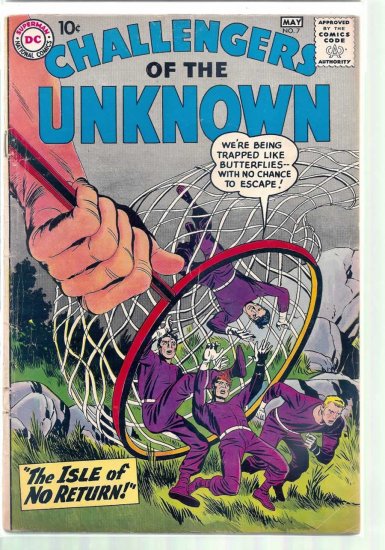 CHALLENGERS OF THE UNKNOWN # 7, 2.5 GD +