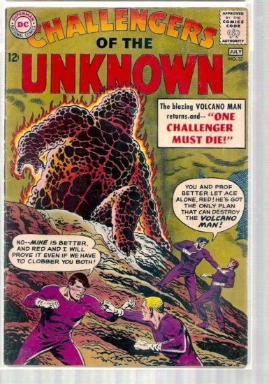 CHALLENGERS OF THE UNKNOWN # 32, 3.0 GD/VG