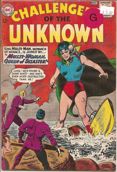 Challengers of the Unknown # 34, 4.0 VG