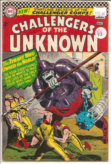 Challengers of the Unknown # 49, 4.0 VG