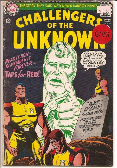 Challengers of the Unknown # 55, 3.0 GD/VG