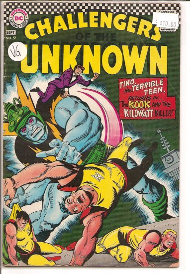 Challengers of the Unknown # 57, 4.0 VG