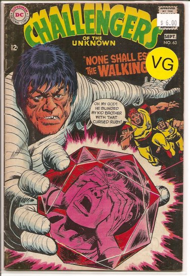Challengers of the Unknown # 63, 4.0 VG