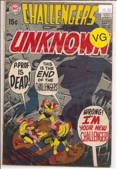 Challengers of the Unknown # 69, 4.0 VG