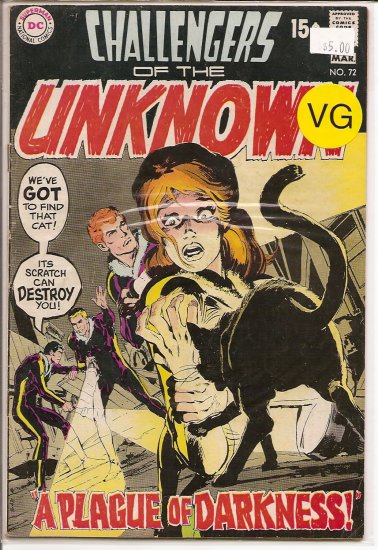 Challengers of the Unknown # 72, 4.0 VG