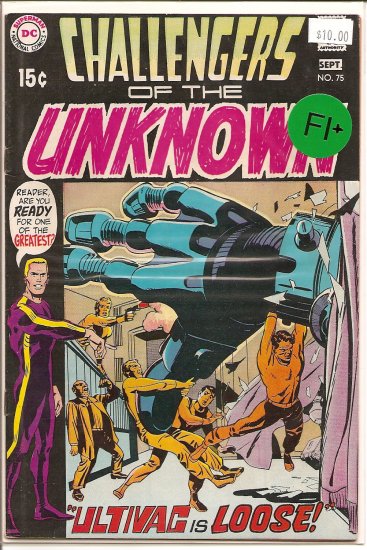 Challengers Of The Unknown # 75, 6.5 FN +