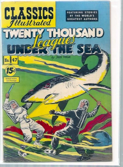 CLASSICS ILLISTRATED # 47, 4.5 VG +