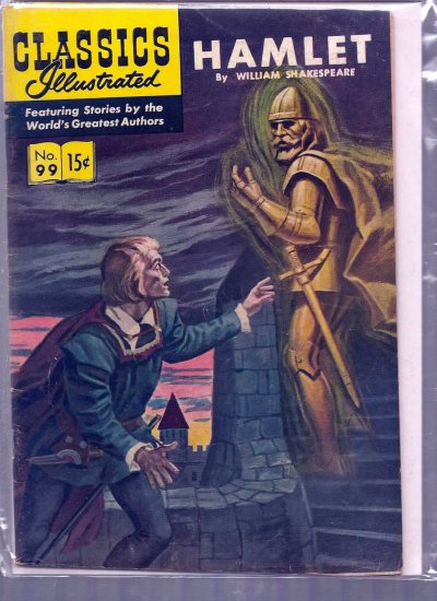 CLASSICS ILLUSTRATED HAMLET # 99, 4.5 VG +