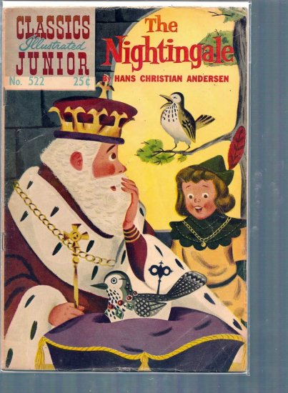 CLASSICS ILLUSTRATED JUNIOR THE NIGHTENGALE # 522, 3.0 GD/VG