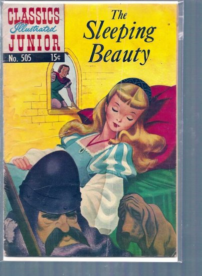 CLASSICS ILLUSTRATED JUNIOR THE SLEEPING BEAUTY # 505, 2.5 GD +