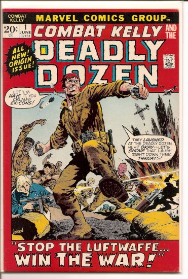 Combat Kelly # 1, 7.5 VF -