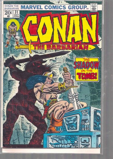 CONAN # 31, 4.5 VG +