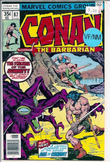 Conan # 87, 9.0 VF/NM