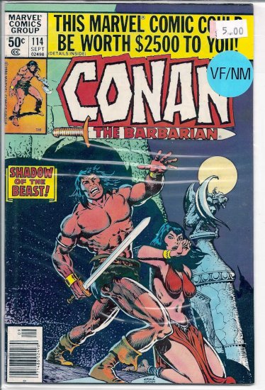 Conan # 114, 9.0 VF/NM