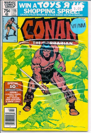 Conan # 115, 9.0 VF/NM