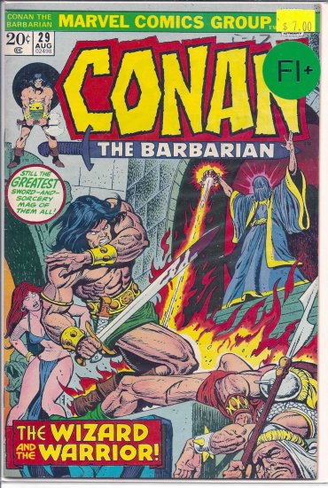Conan The Barbarian # 29, 6.5 FN +