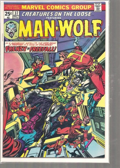 CREATURES ON THE LOOSE # 37, 5.5 FN -