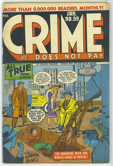 Crime Does Not Pay # 59, 6.0 FN