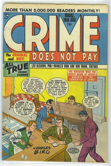 Crime Does Not Pay # 66, 4.0 VG