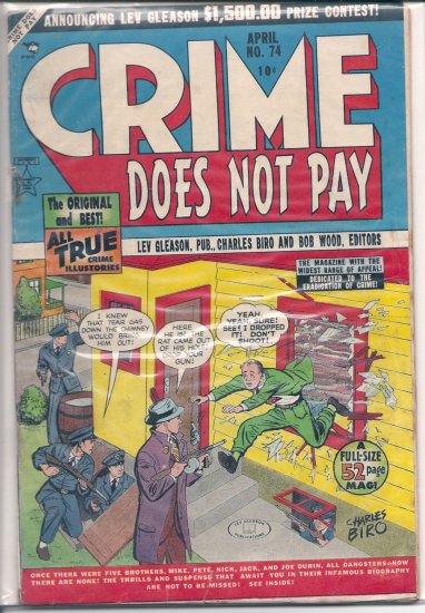 Crime Does Not Pay # 74, 2.0 GD