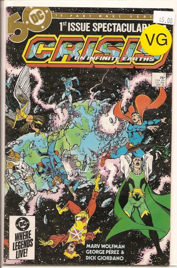 Crisis on Infinite Earths # 1, 4.0 VG