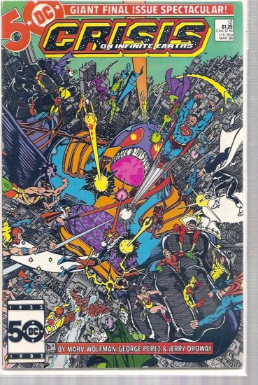 CRISIS ON INFINITE EARTHS # 12, 5.0 VG/FN