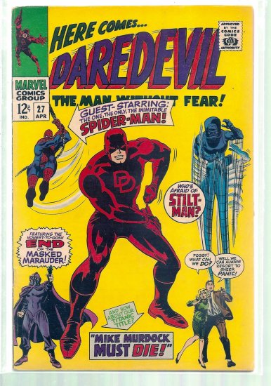 DAREDEVIL # 27, 4.5 VG +