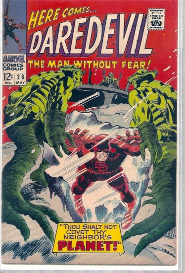 DAREDEVIL # 28, 4.5 VG +