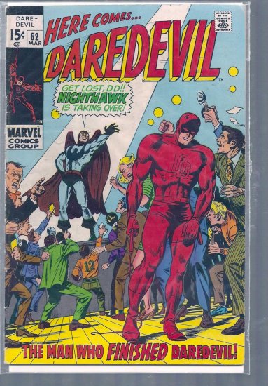 DAREDEVIL # 62, 4.5 VG +