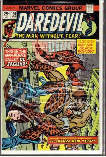 DAREDEVIL # 120, 5.0 VG/FN
