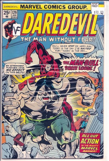 Daredevil # 129, 8.0 VF
