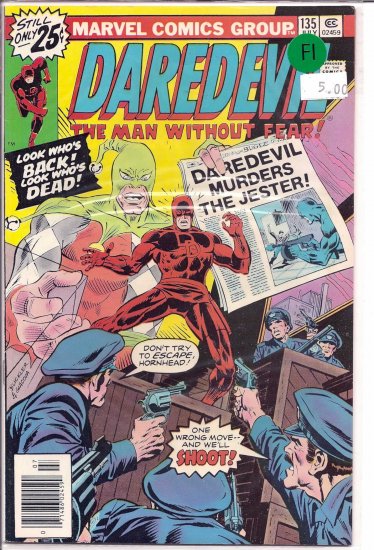 Daredevil # 135, 6.0 FN