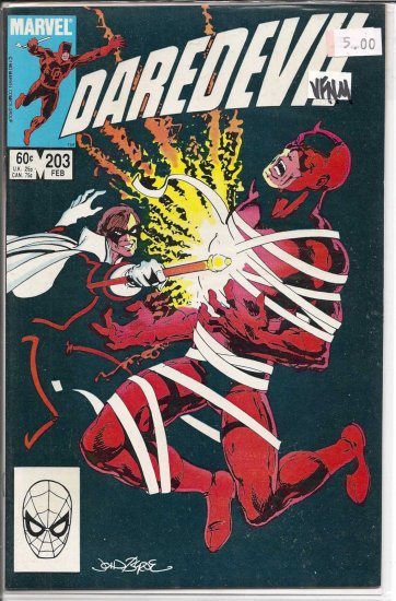 Daredevil # 203, 9.0 VF/NM