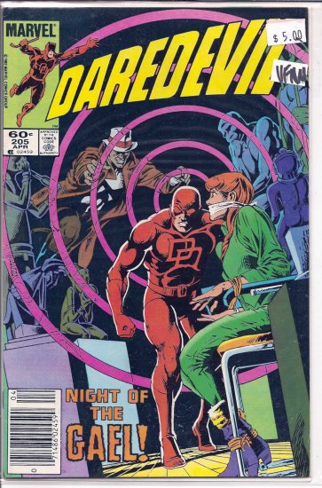 Daredevil # 205, 9.0 VF/NM