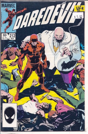 Daredevil # 212, 8.5 VF +